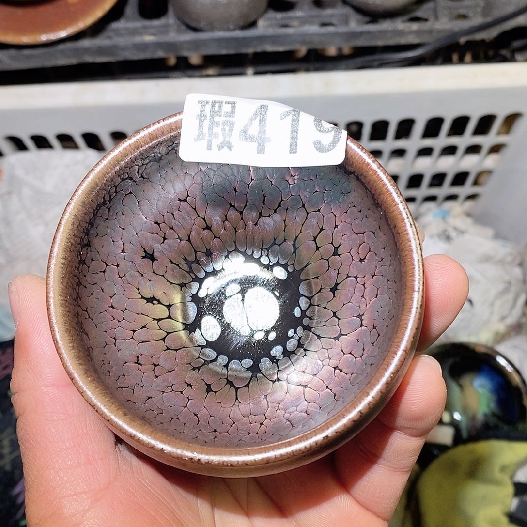 茶盏微瑕建盏主人杯子