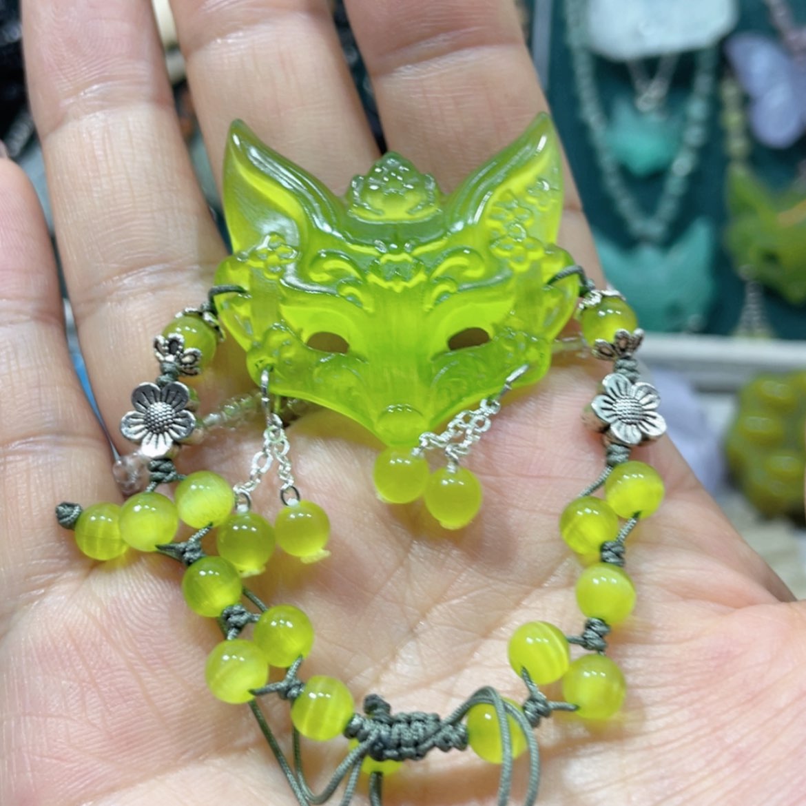 【闪购商品】未镶嵌岫玉颈饰71手串