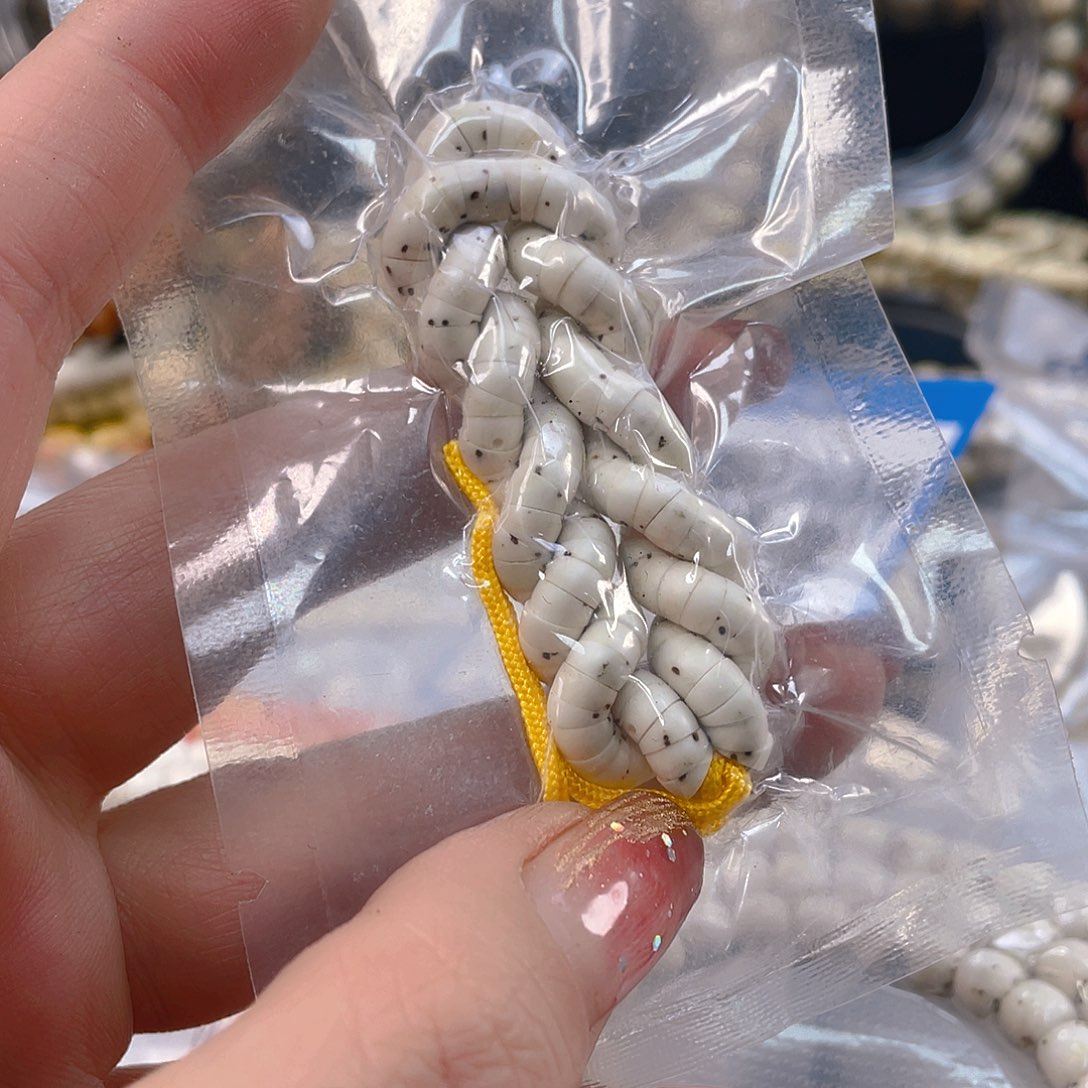 星月菩提手串D****?原生态3颗星大肠4.8mm一物一图