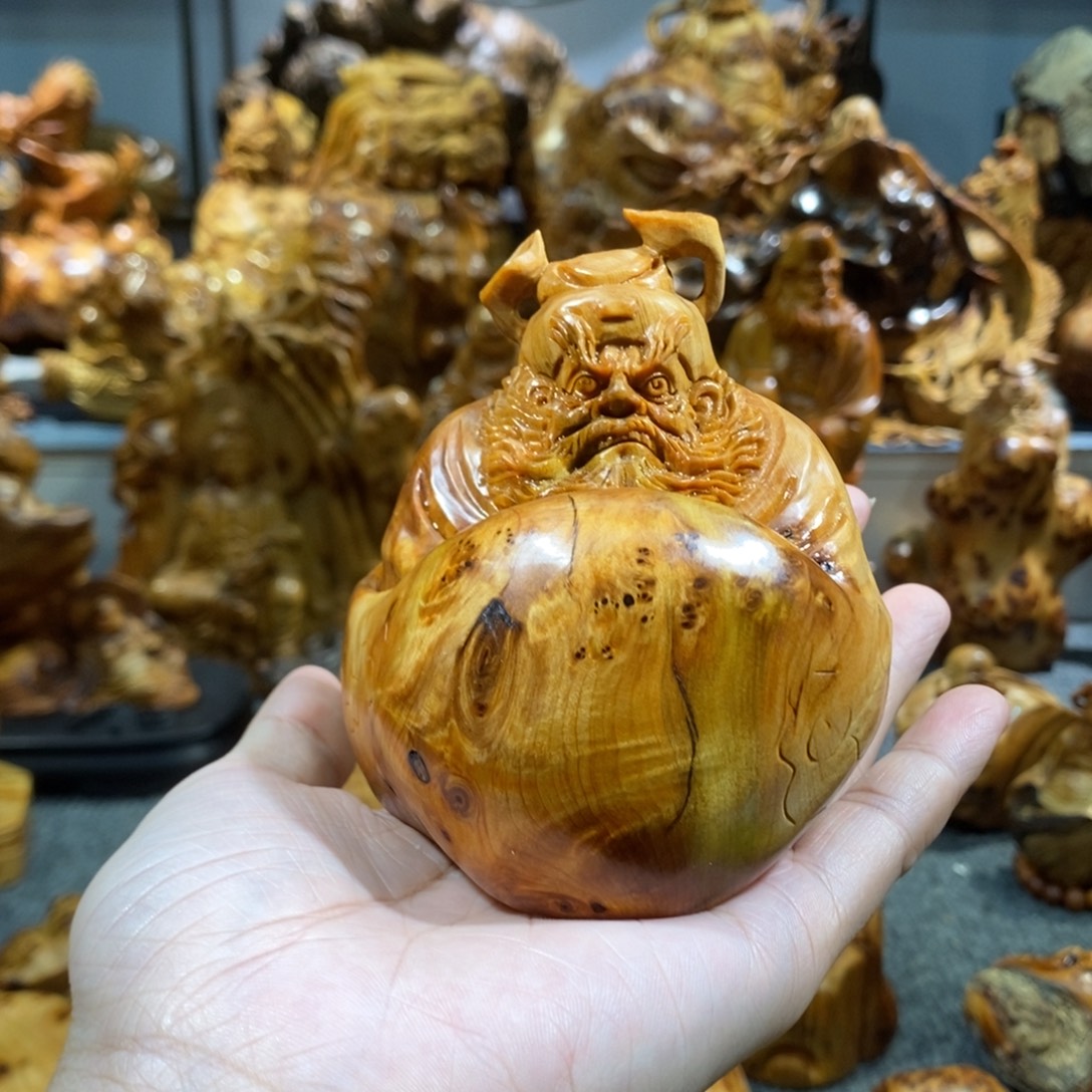 旺***连木崖柏工艺品手把