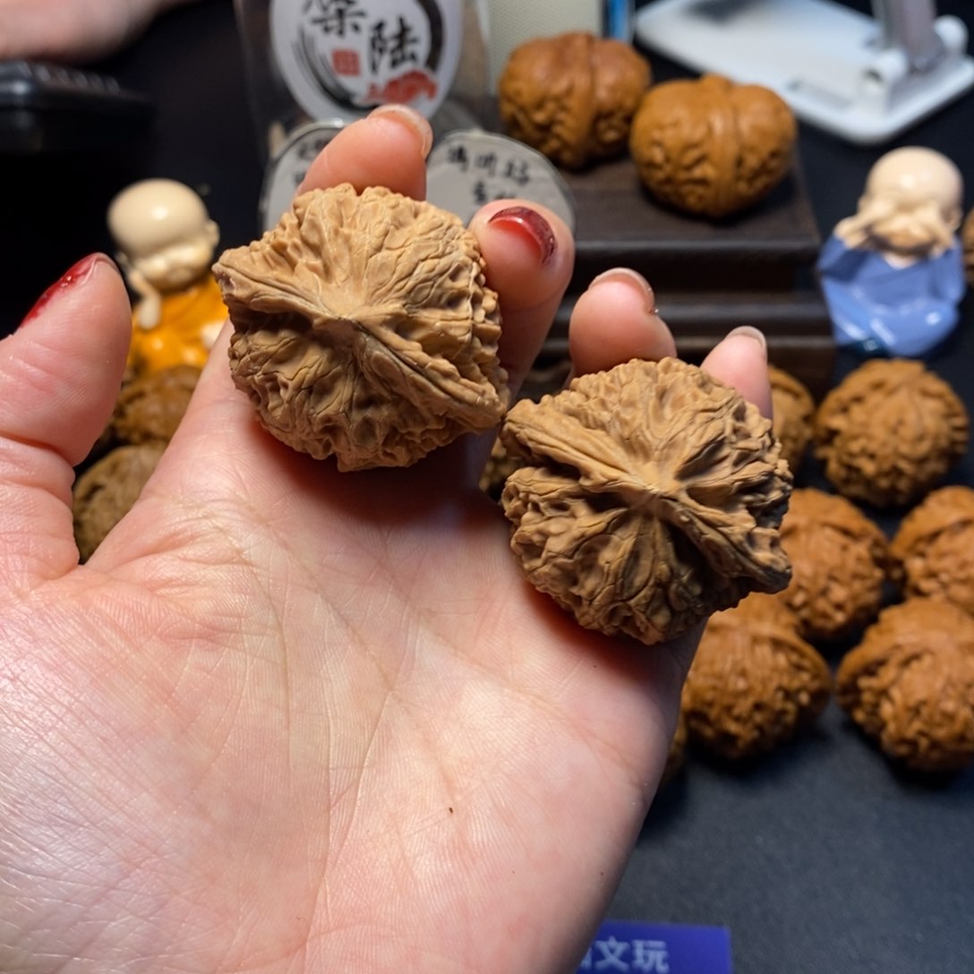 文玩核桃把件14号宫灯43尺全品