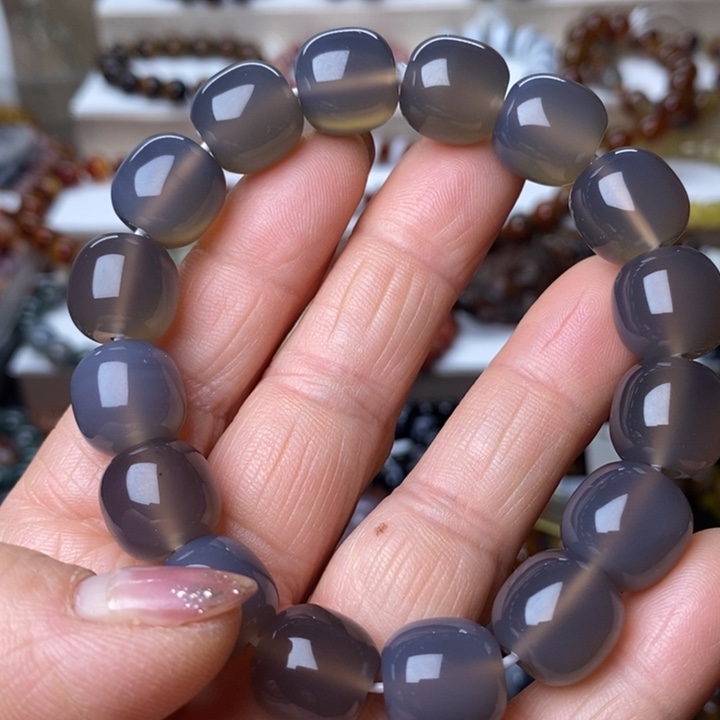 玛瑙/玉髓未镶嵌手链