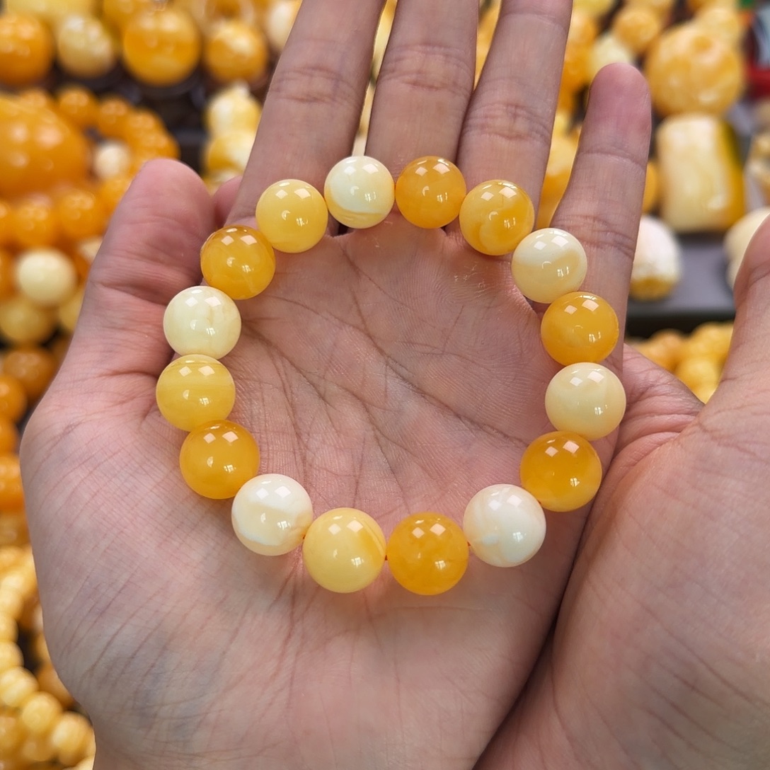 琥珀未镶嵌珠宝奇石13mm