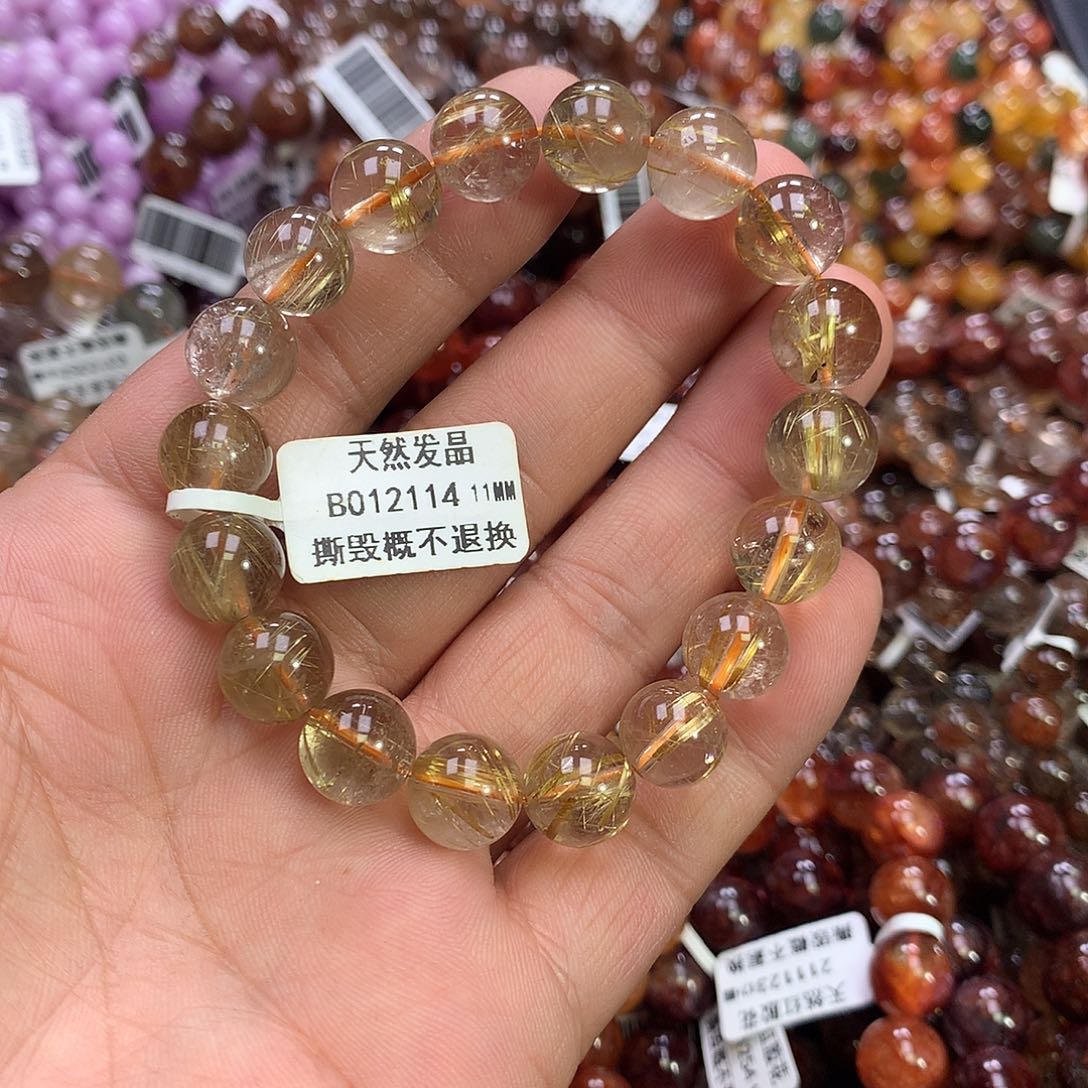 水晶手链未镶嵌，