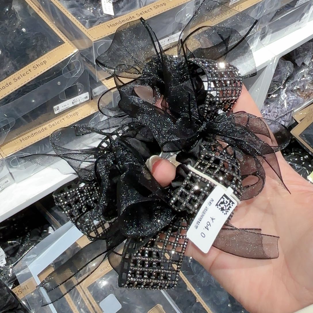 皮质铁合金发饰发夹