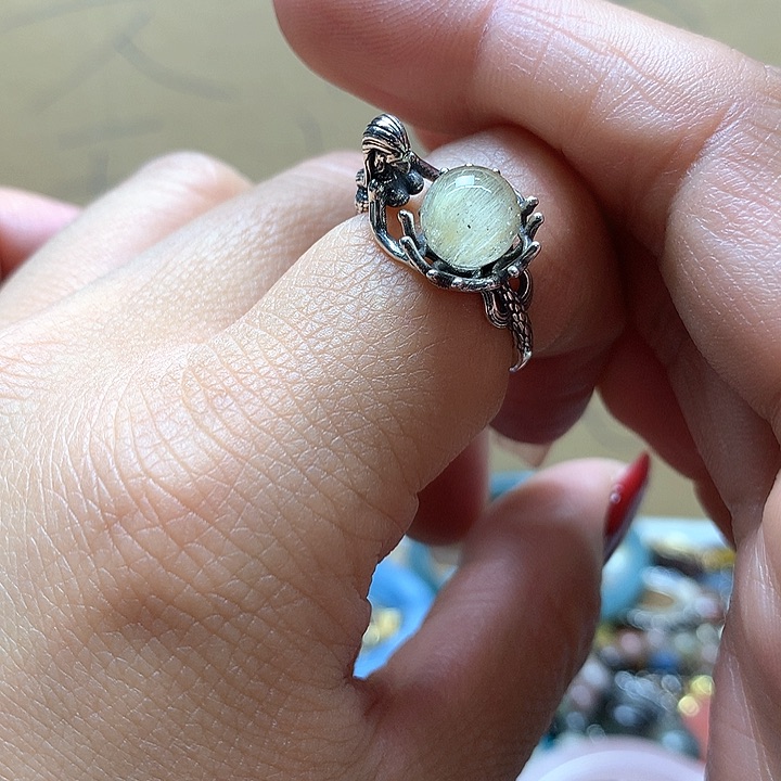 水晶水晶戒指未镶嵌