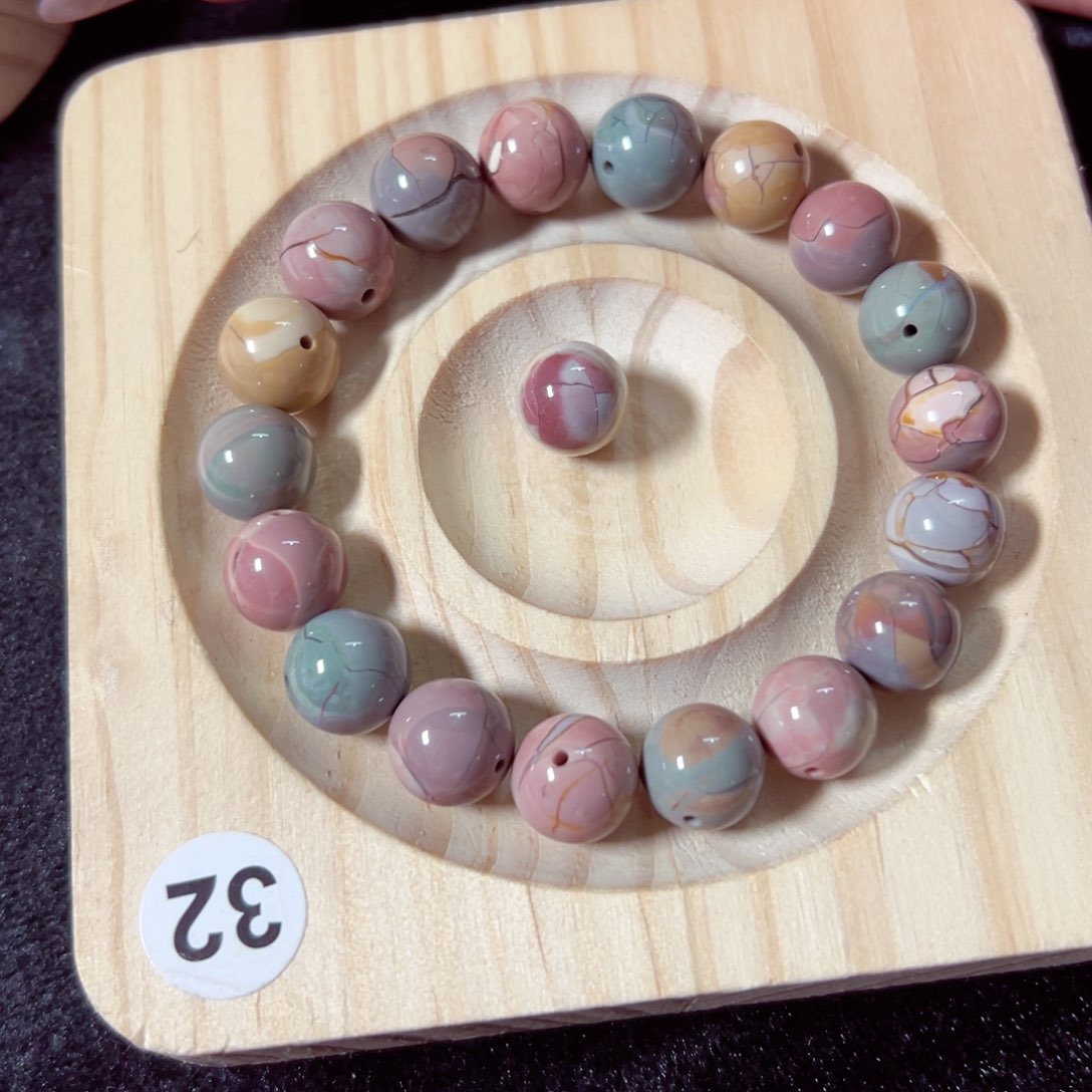 石英质玉手链未镶嵌玲****)6