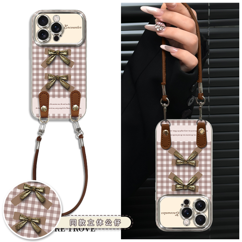 适用于苹果17华为OPPO小米VIVO潮流感学生6D大视窗DP手机壳AE0254