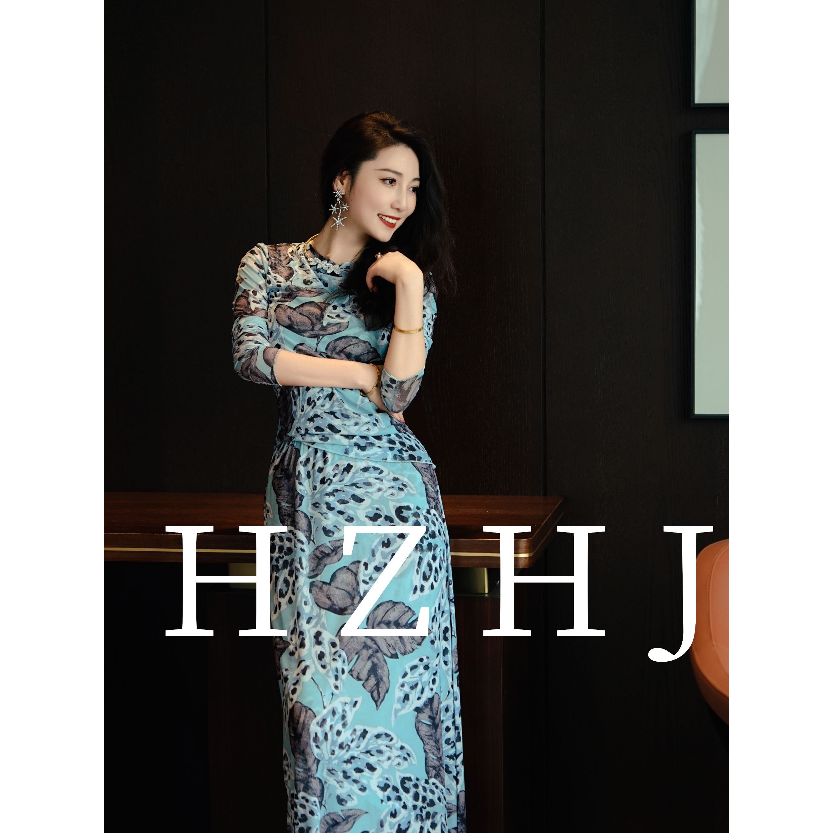  HZHJ原创设计师款 青蔓 套装法式 显瘦高级 气质洋气2040