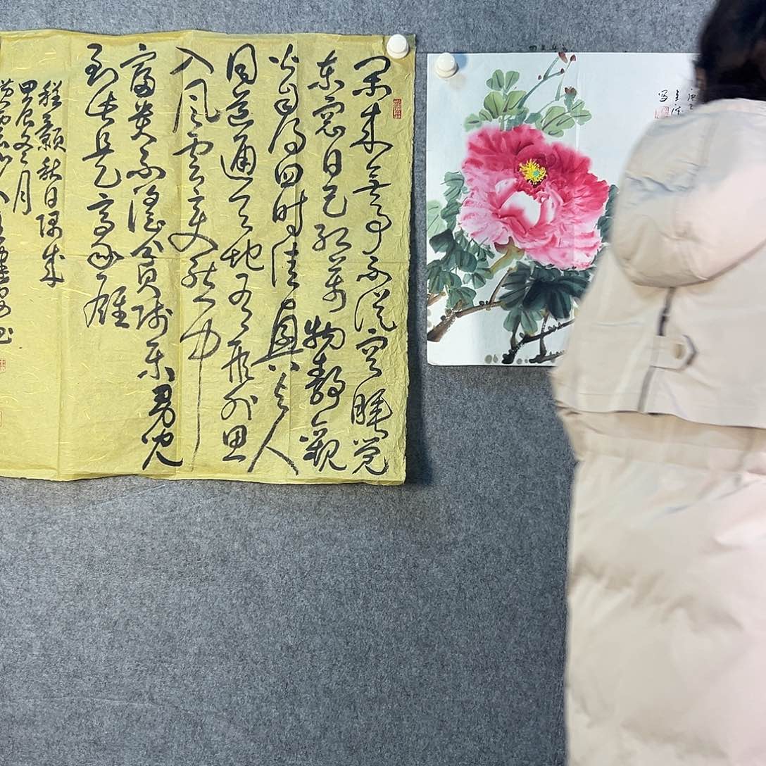 国画734 花鸟在此鸣叫的声响声