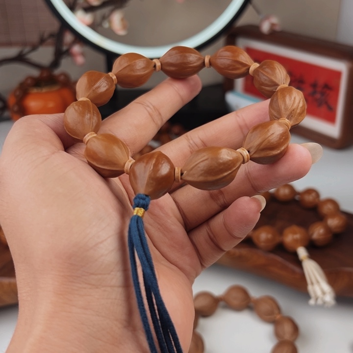 橄榄核手串无**羊16×25鲨鱼背