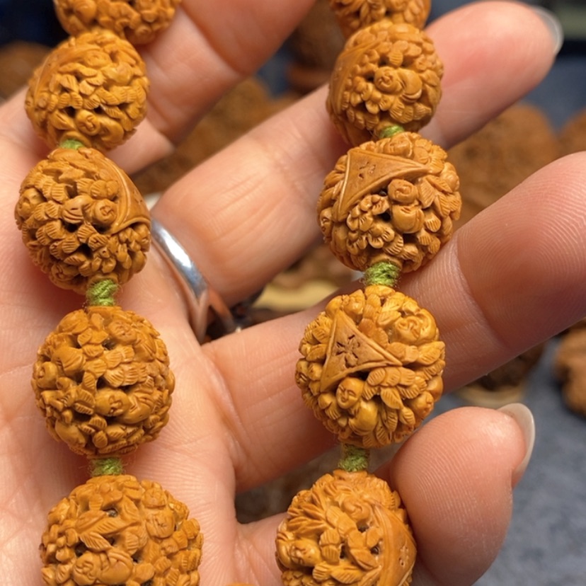 【闪购商品】手串/手链核桃?***?龙眼雕刻