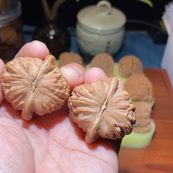 M***说文玩核桃吊坠全品白狮子