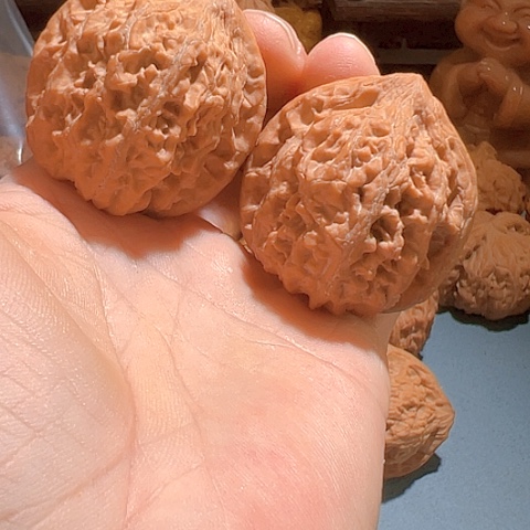 文玩核桃把件石头41