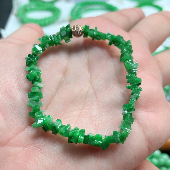 翡翠未镶嵌手链翡翠