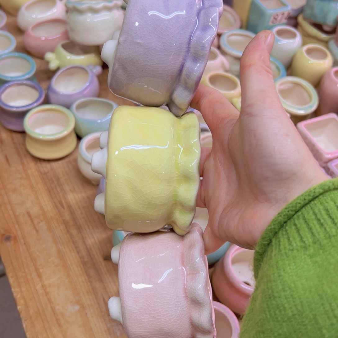 陶瓷花盆当场凑满12包邮