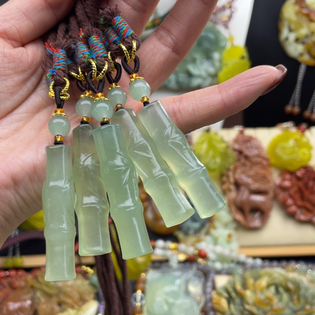 未镶嵌岫玉项链888