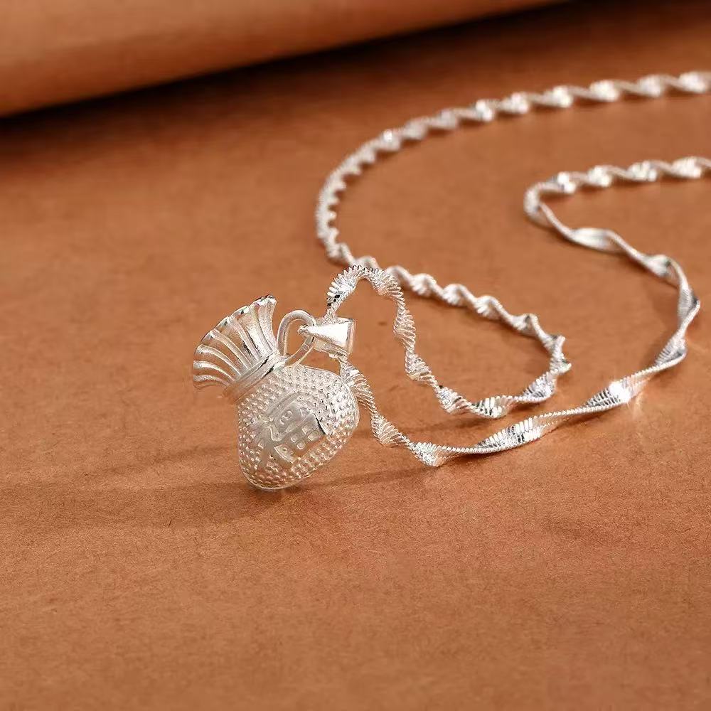 福袋银色精品项链 8502