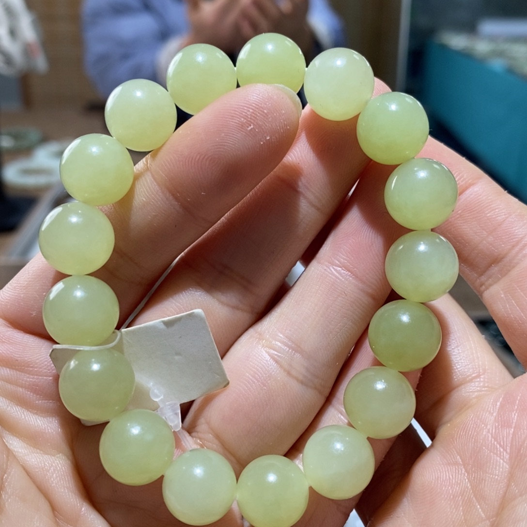 和田玉未镶嵌手链12