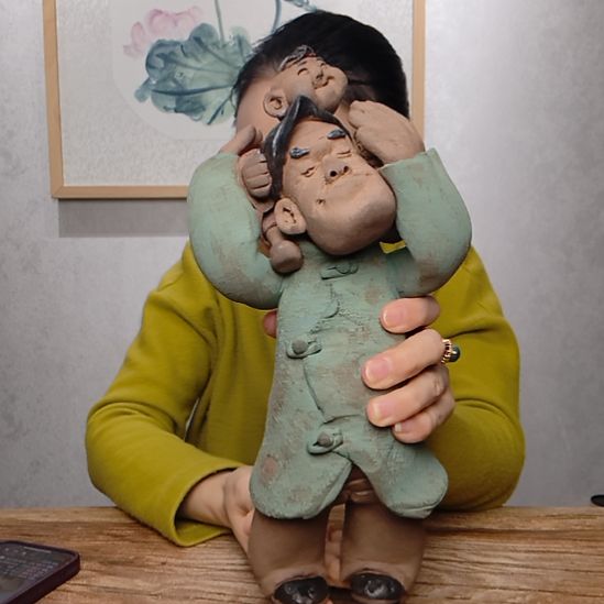 汪***萌不规则粗砂民俗系列作品组合作品