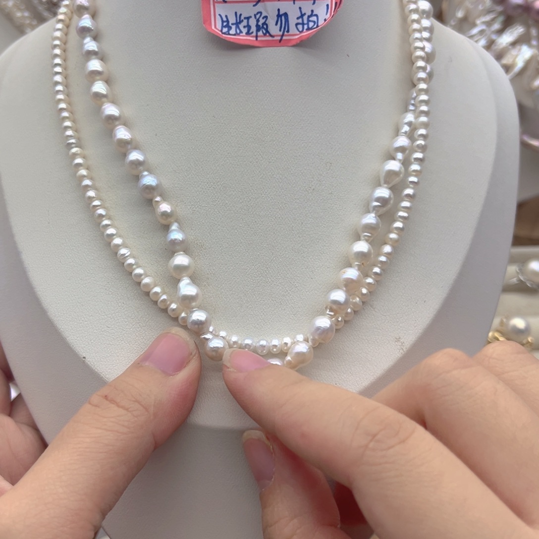 未镶嵌颈饰淡水珍珠