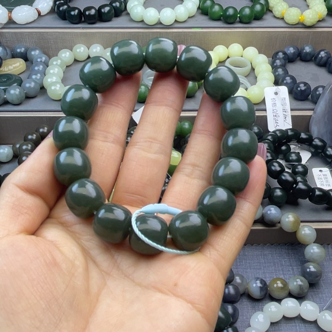 和田玉手链未镶嵌