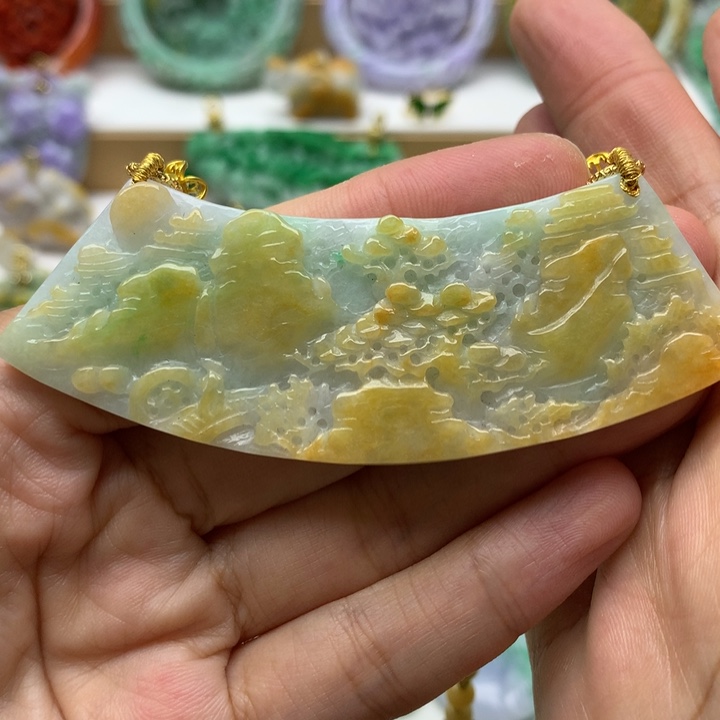 颈饰未镶嵌翡翠翡翠