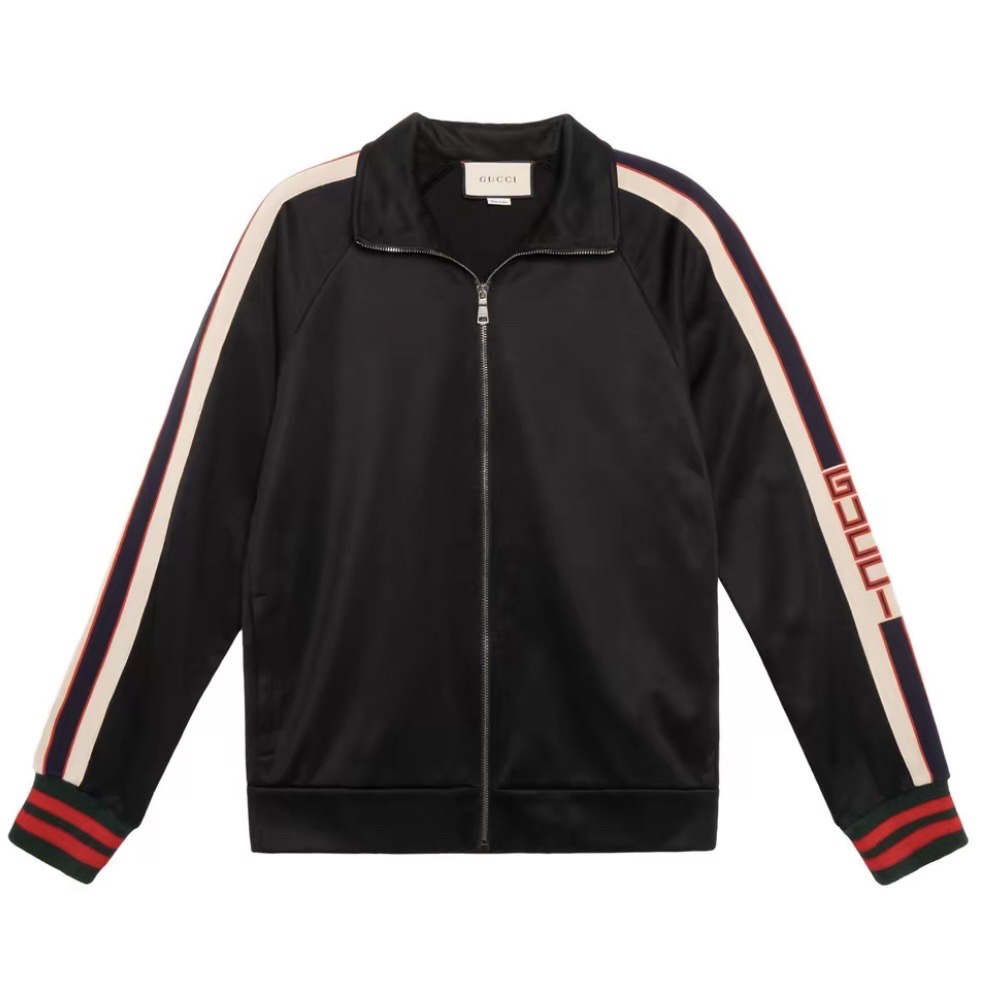 未使用 GUCCI/古驰 /黑色经典校服外套