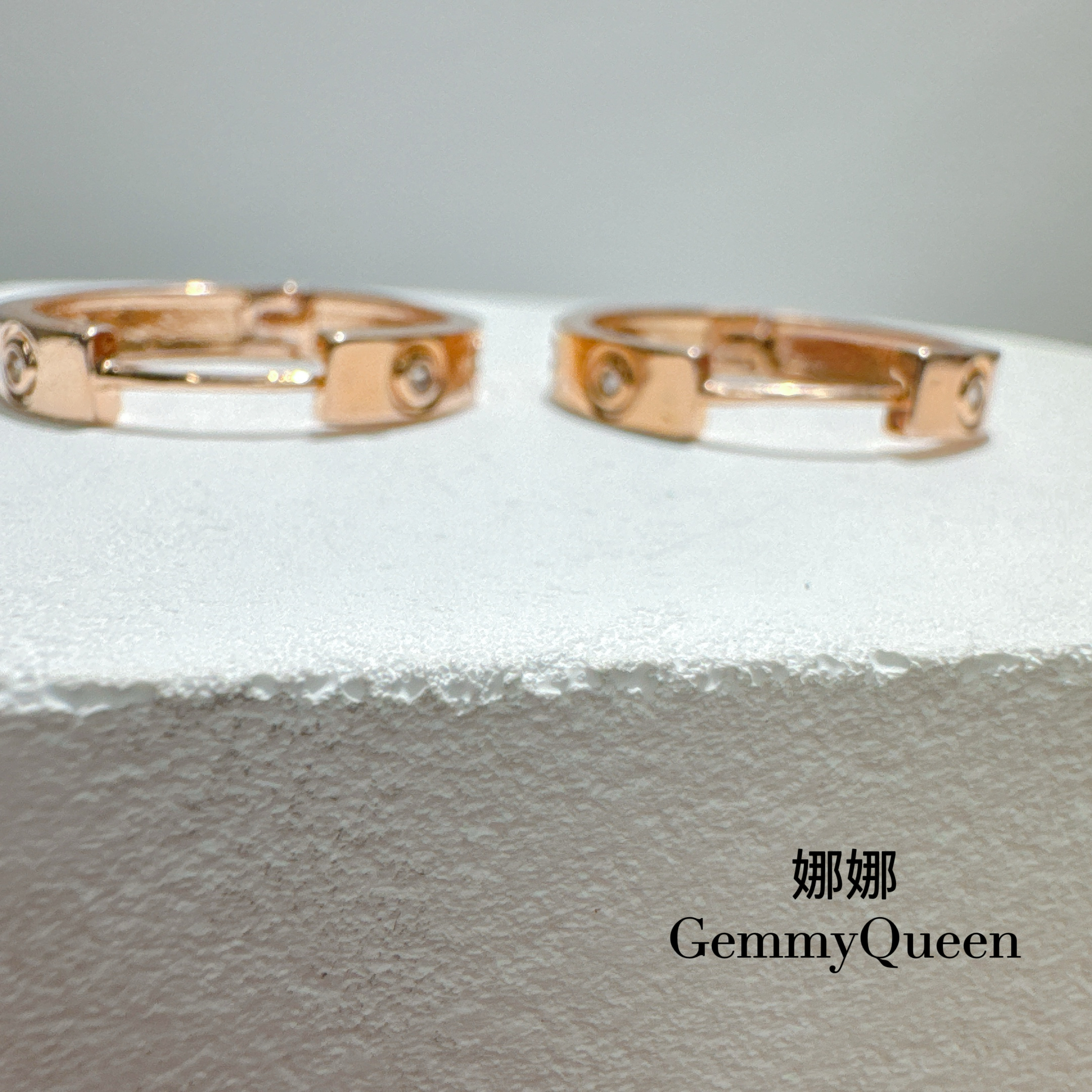 铜合金合成锆石耳饰 闪耀GemmyQueen耳环GQ01944