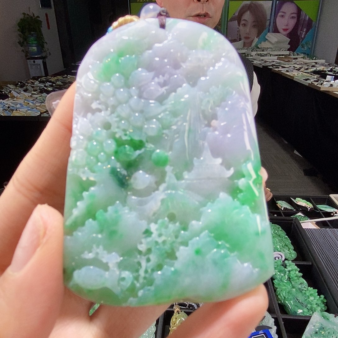 颈饰未镶嵌翡翠翡翠