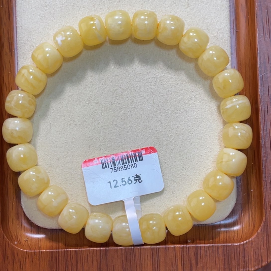 琥珀手链未镶嵌蜜蜡