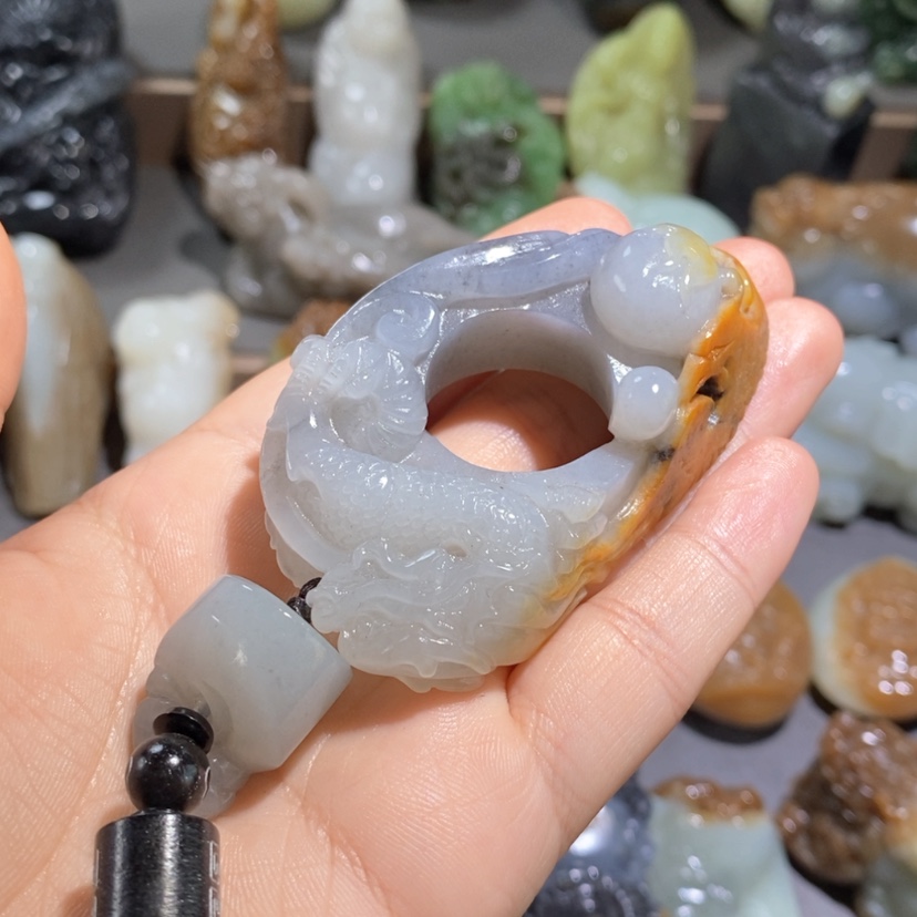 【闪购商品】和田玉未镶嵌把件卡**瓦