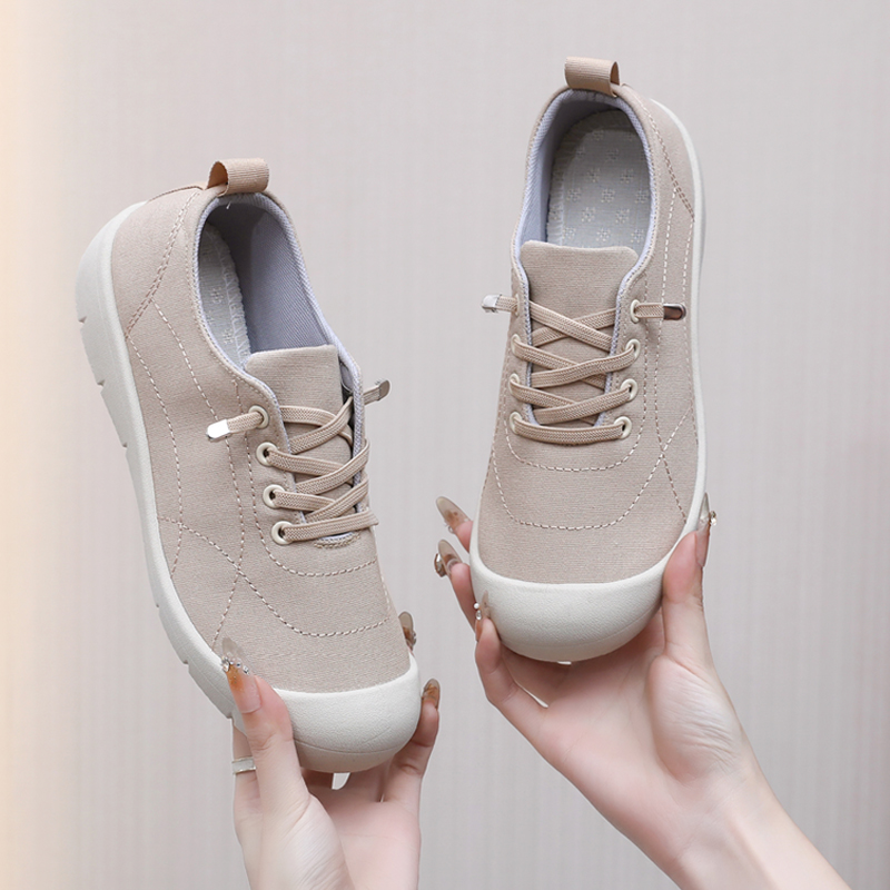 防滑软底女单鞋春夏时尚休闲鞋中老年妈妈鞋老北京布鞋女百搭平底