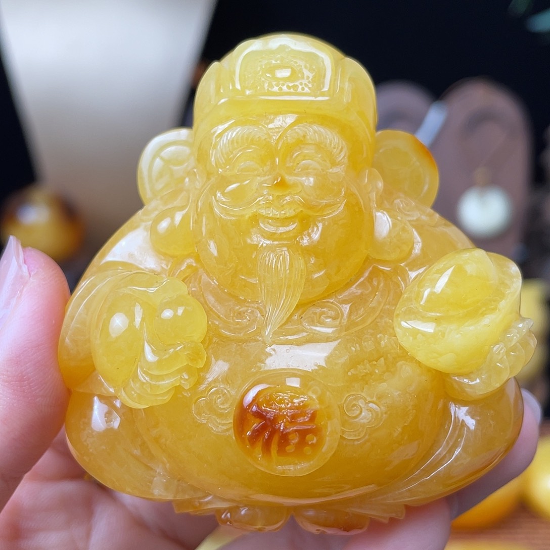 琥珀未镶嵌珠宝奇石