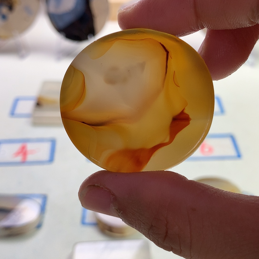 未镶嵌玛瑙/玉髓珠宝半成品