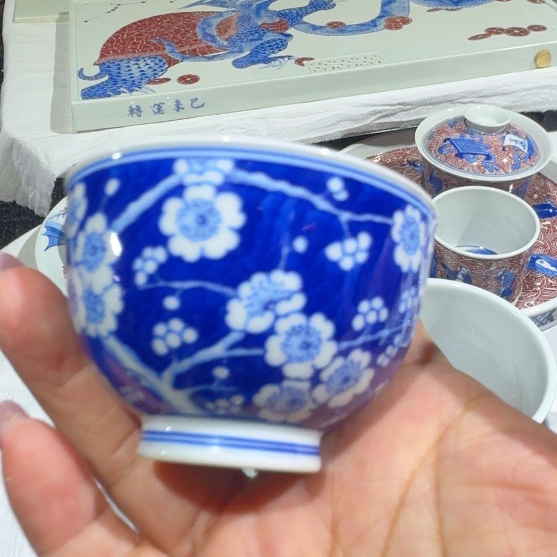 景德镇陶瓷手绘单杯