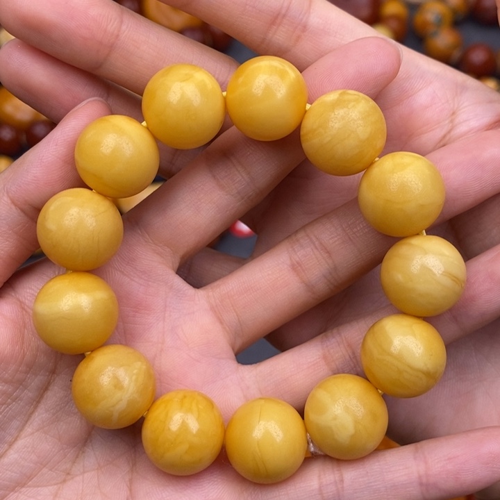 琥珀未镶嵌裸石蜜蜡M