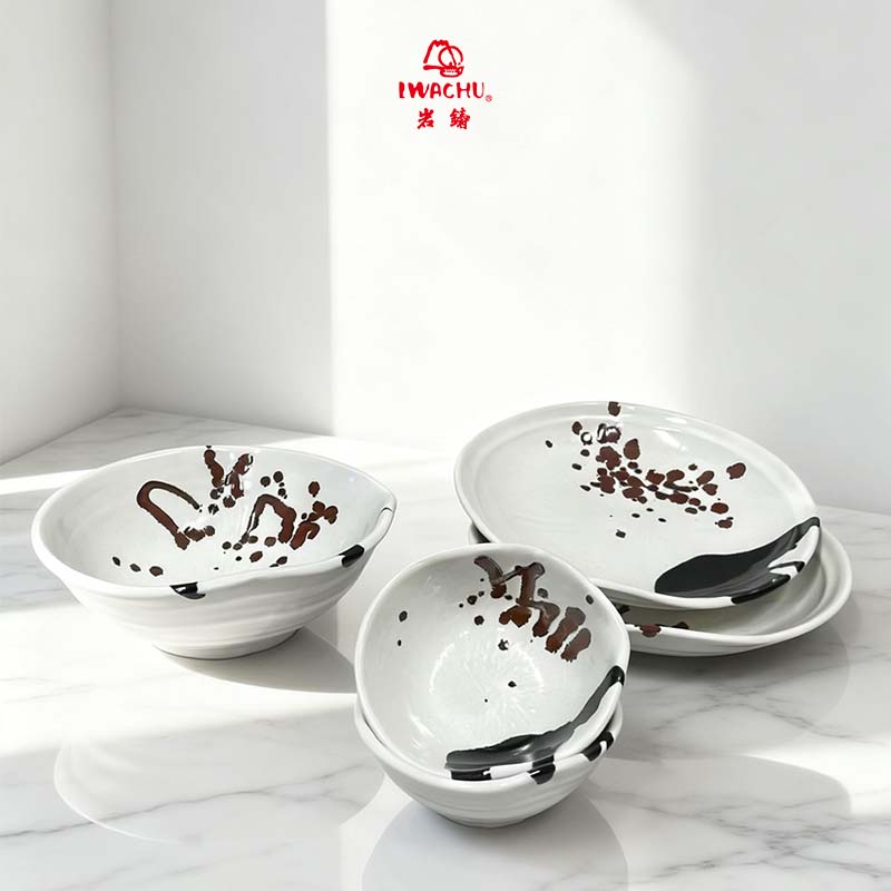 日本进口瓷器碗盘子套装-YFS05