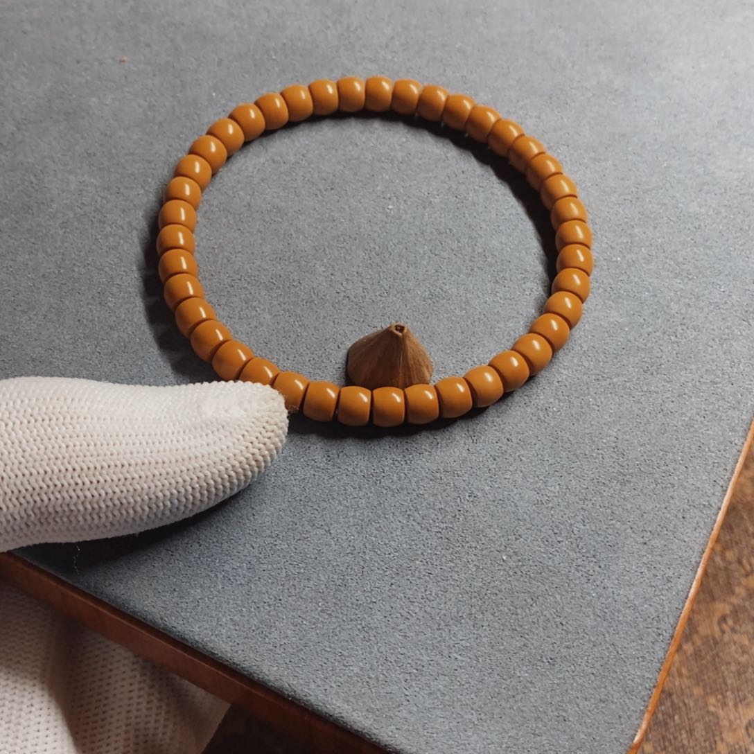 橄榄核手串/手链6.1核尖单圈全品为