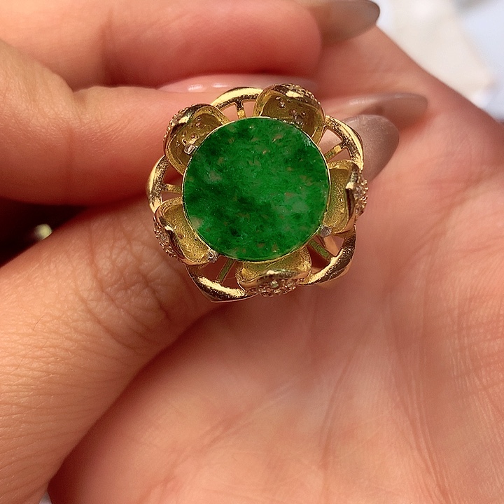 翡翠颈饰银S925镶嵌翡翠