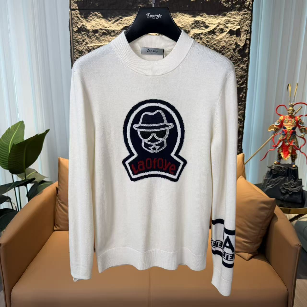 【LaoFoYe】QC高端品牌老佛爷正品男士羊毛衫F79923W093