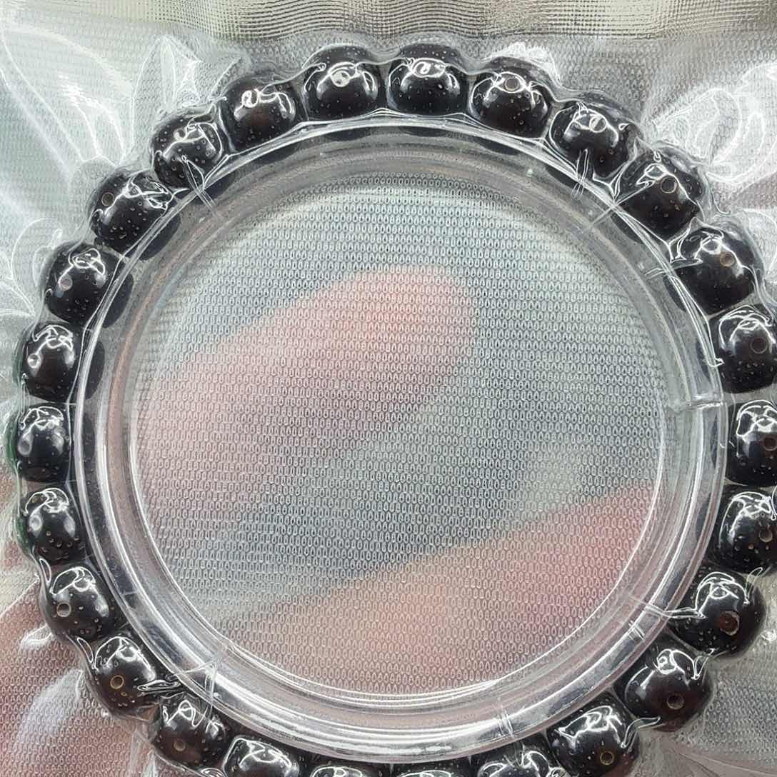 星月菩提手串70傲视黑金星月菩提单圈9×8