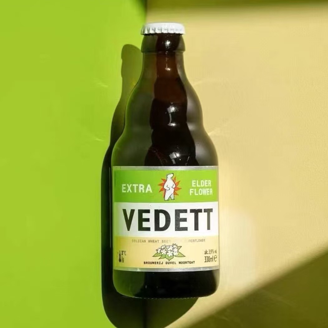 白熊接骨木花啤酒330ml（1瓶）酒精度3.9度
