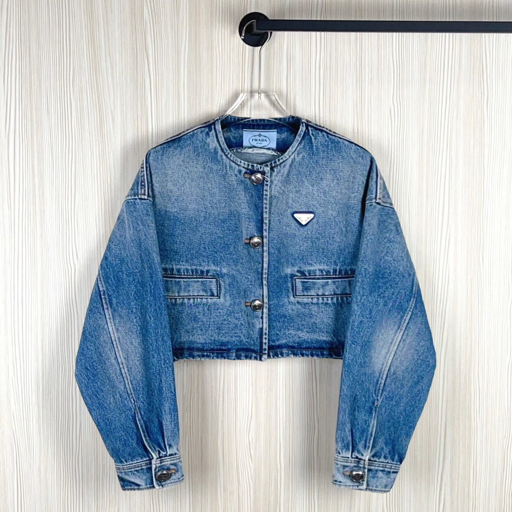 99新 Prada/普拉达 牛仔外套/成色看直播 尺码38/GSS30031 