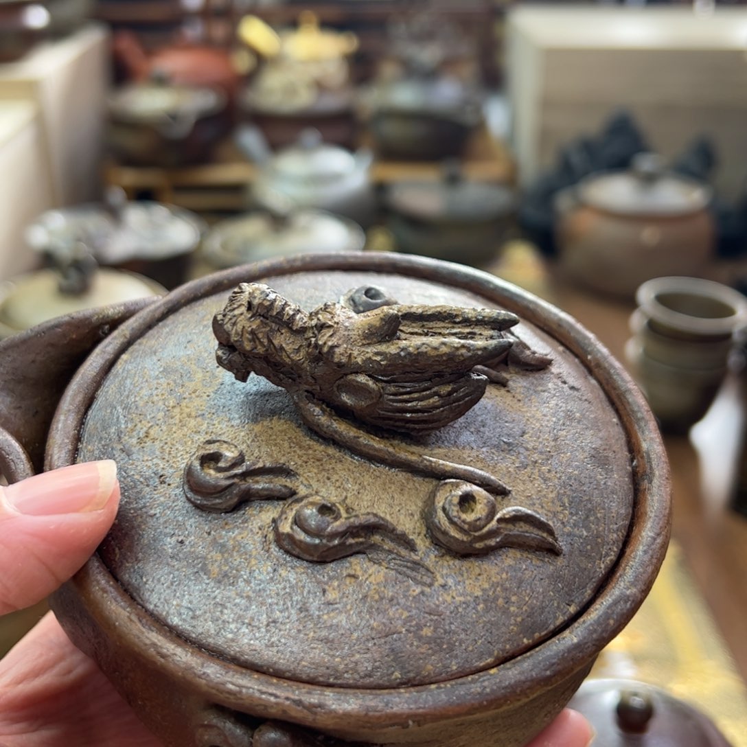 平川忠备前烧宝瓶友*、