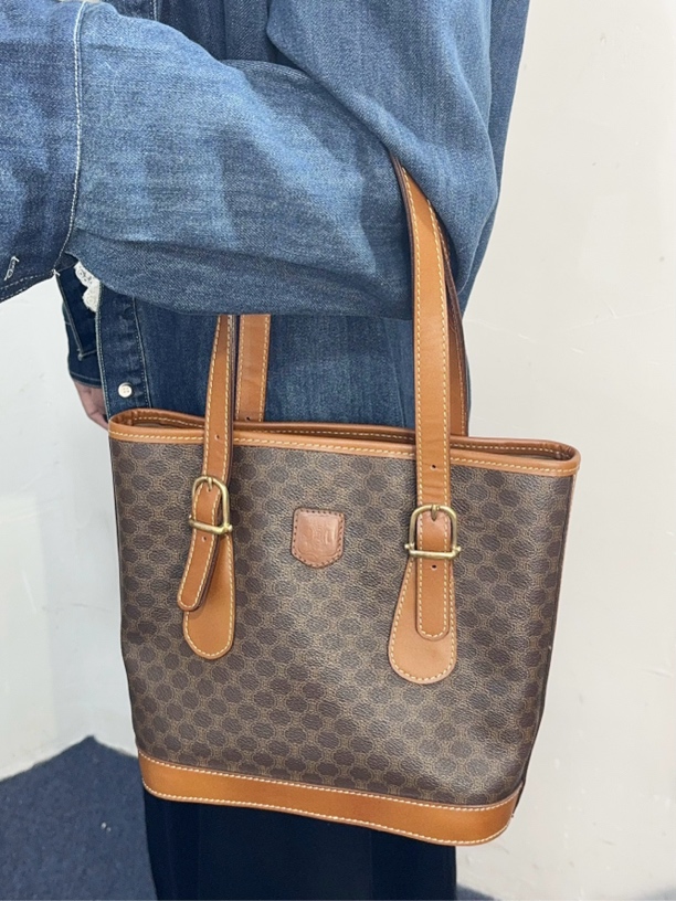 95新 Celine/思琳 Celine菜篮子水桶托特包