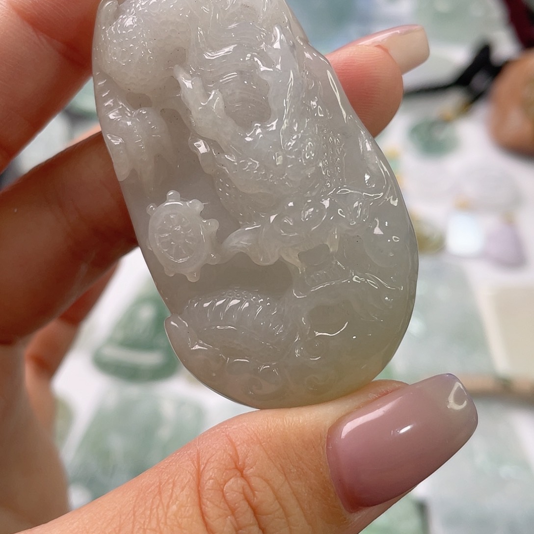 吊坠(不含链)未镶嵌翡翠1