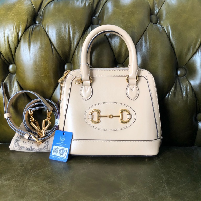 95新 GUCCI/古驰 安洁利严选 GUCCI古驰贝壳手提单肩包 WHZ501074