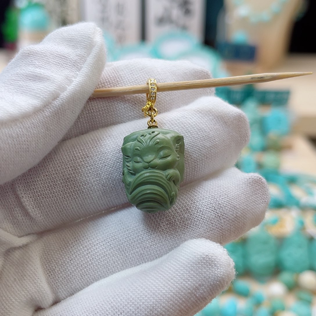 绿松石珠宝奇石未镶嵌