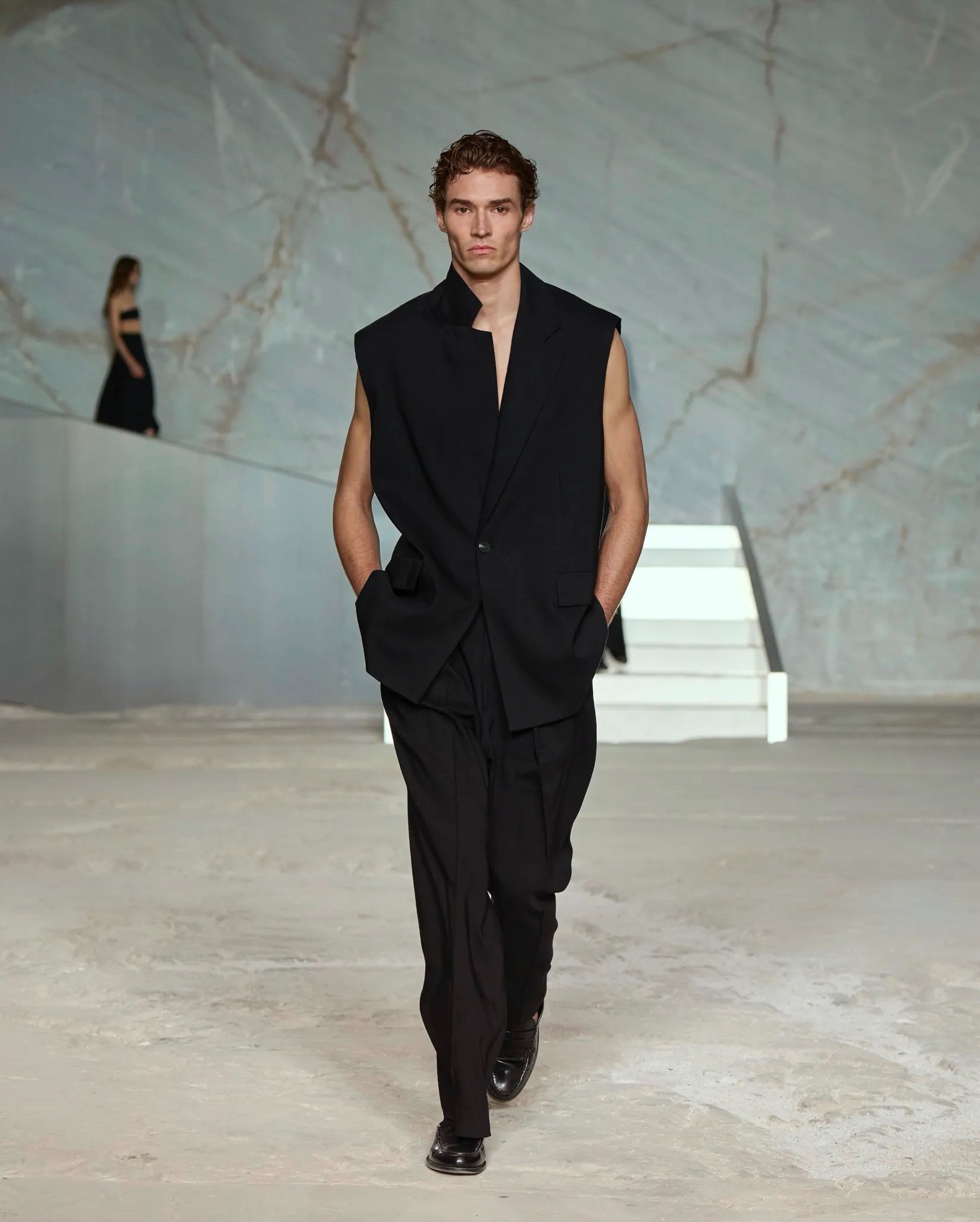 706-2025夏季潮牌休闲立体图案短袖t恤纯棉圆领宽松纯棉黑白半袖